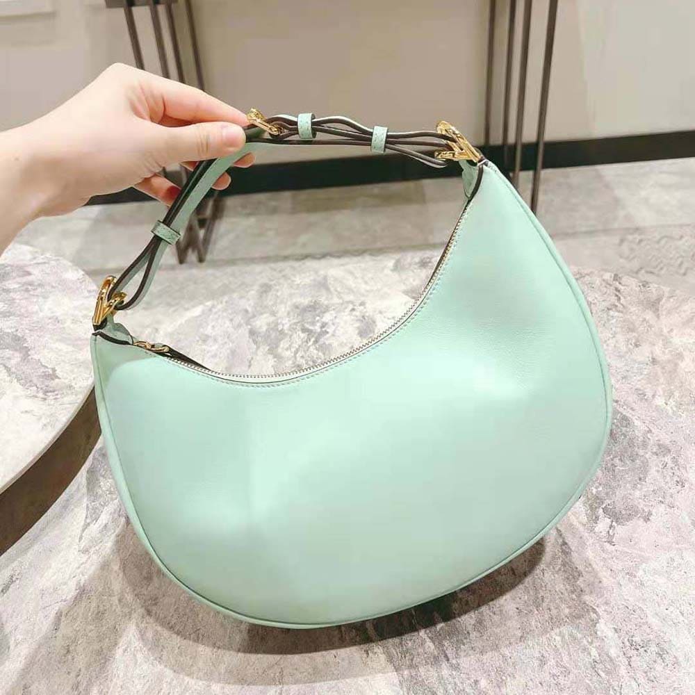 TÚI FENDI Women Fendigraphy Small Mint Green Leather Bag