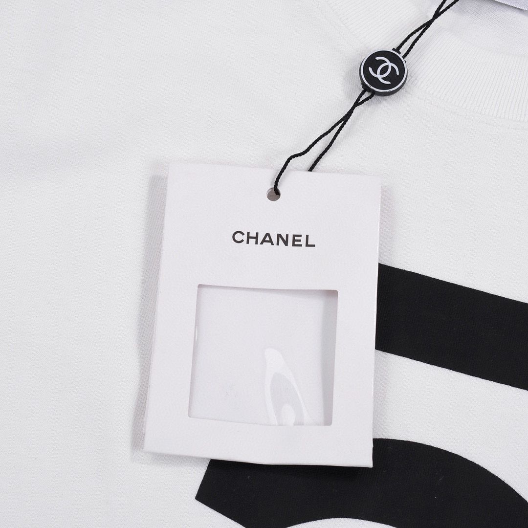 ÁO CHANEL NO5 print cotton jersey T-shirt