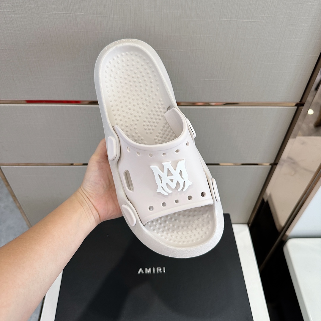 DÉP AMIRI AM LOGO SLIPPER