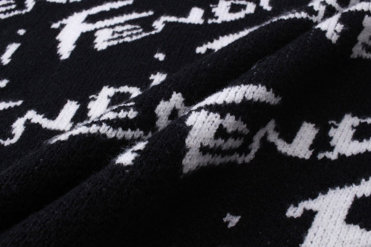 ÁO FENDI Cashmere Black Sweater