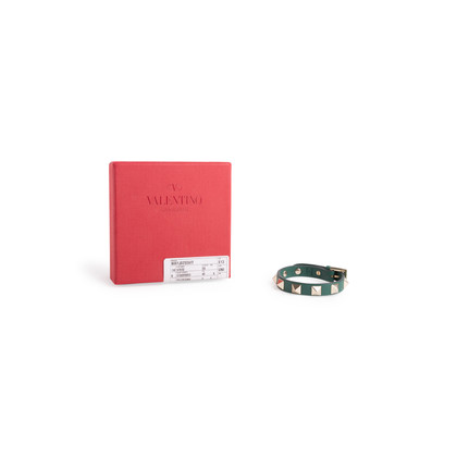 VALENTINO GREEN Rockstud Bracelet
