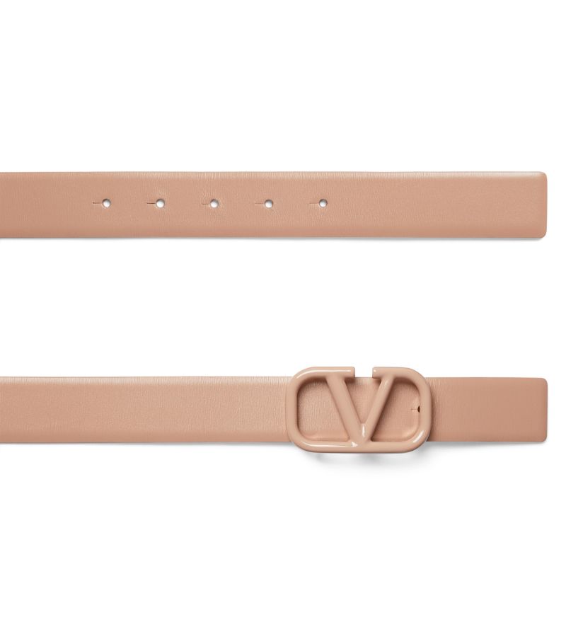 DÂY LƯNG VALENTINO GARAVANI  Leather Logo Belt 3CM