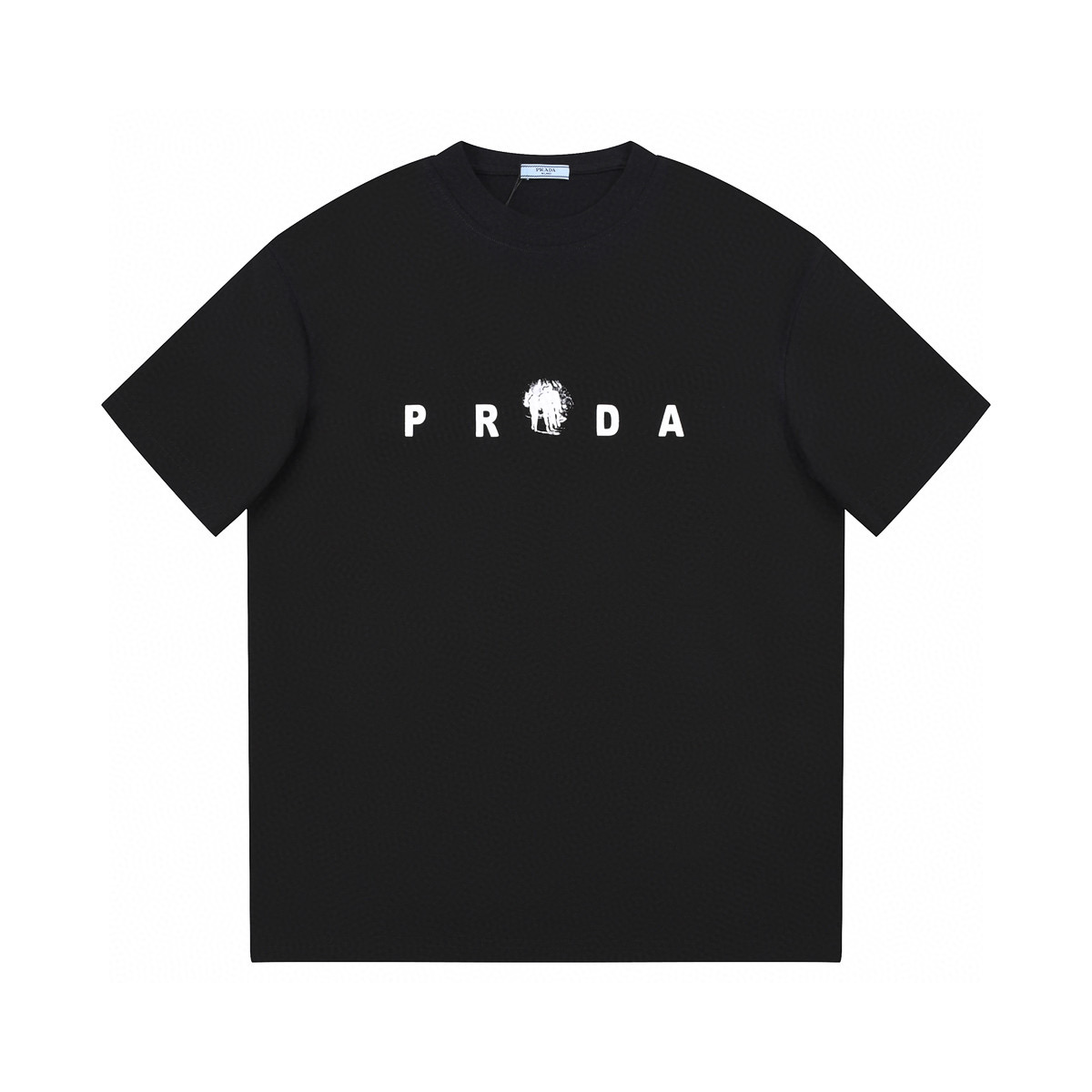 ÁO PRADA print cotton jersey T-shirt