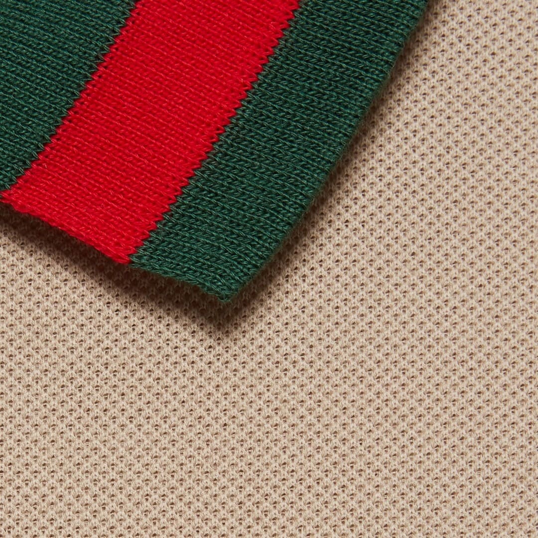 ÁO GUCCI GG POLO SHIRT MÀU NÂU UNISEX