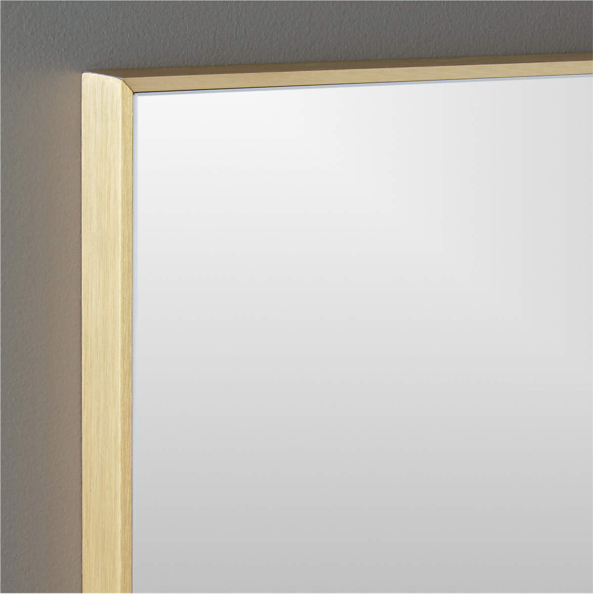 GƯƠNG ACURA BRASS RECTANGULAR WALL MIRROR