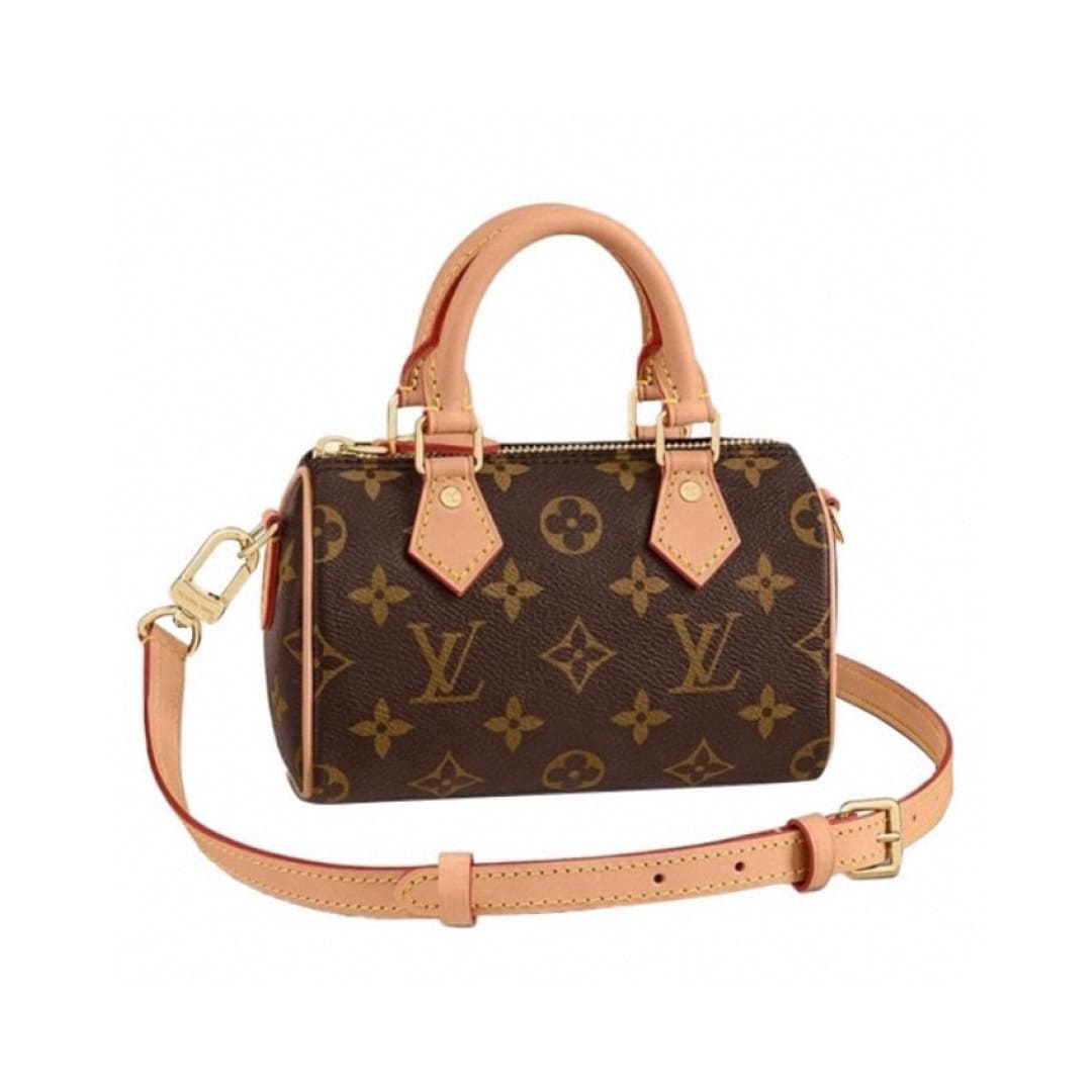 TÚI LOUIS VUITTON NANO SPEEDY BAG TOP QUALITY MÀU NÂU