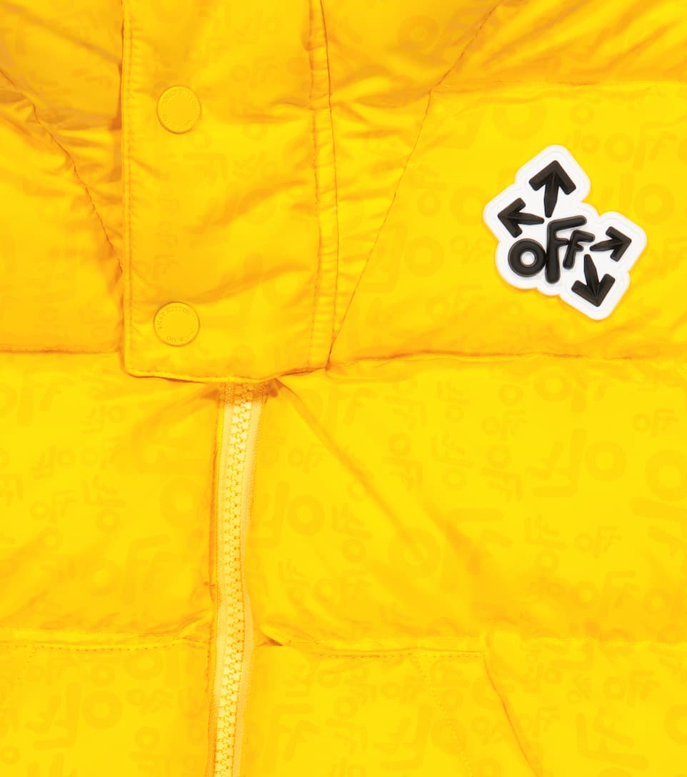 ÁO OFF-WHITE KIDS Logo puffer jacket 9 - 16 years