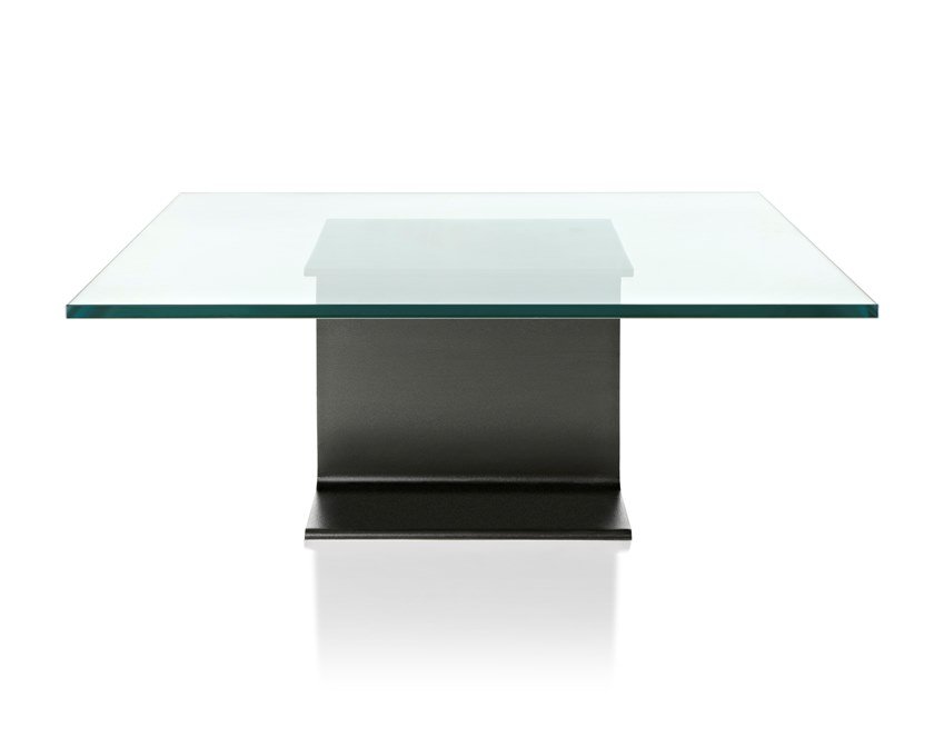 BÀN TRÀ WARSAW Square glass coffee table