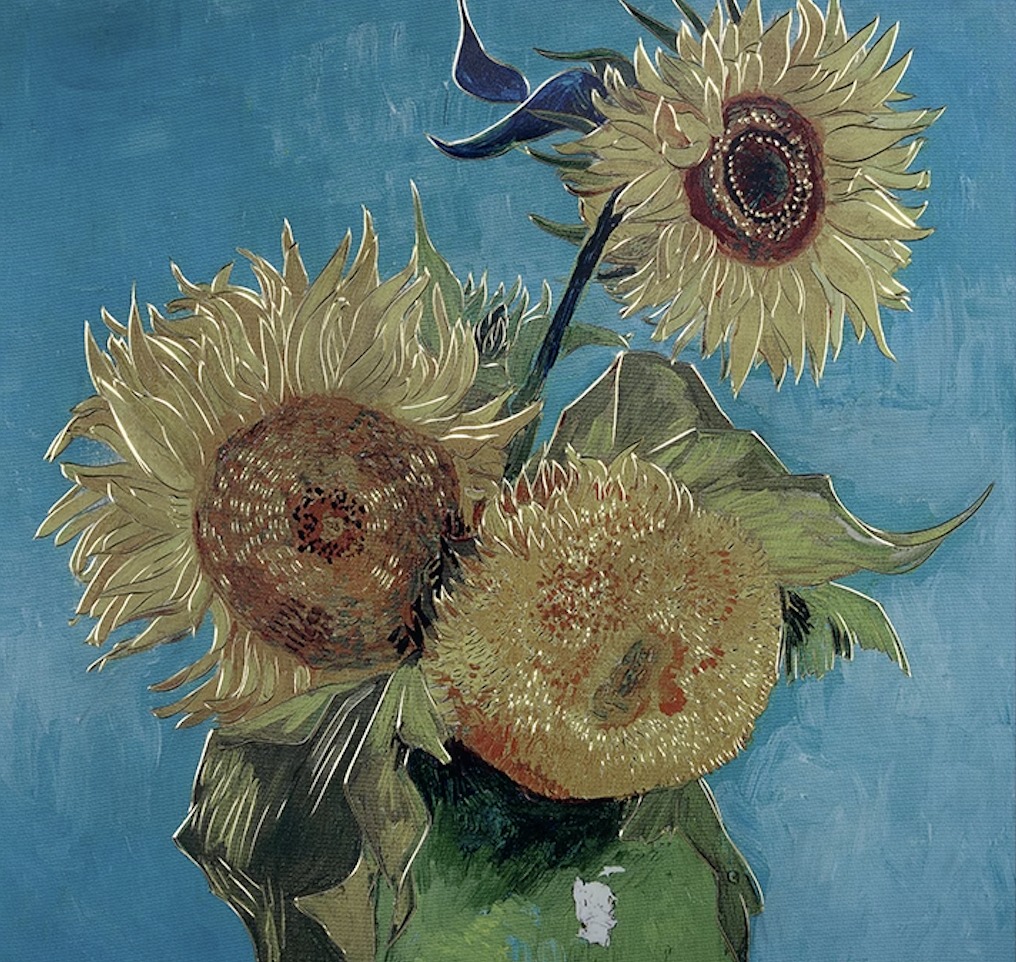 TRANH ĐỒNG HOA HƯỚNG DƯƠNG CỦA DANH HỌA VINCENT VAN GOGH