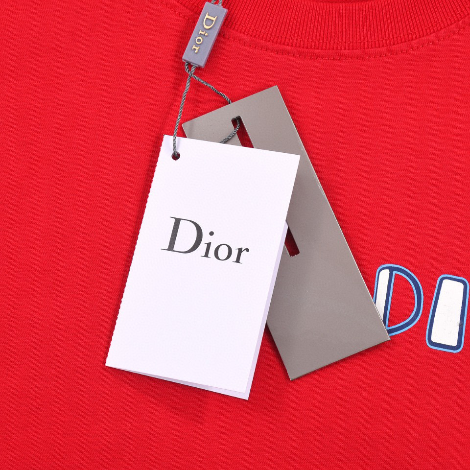 ÁO CHRISTIAN DIOR DIOR VIBE print cotton jersey T-shirt