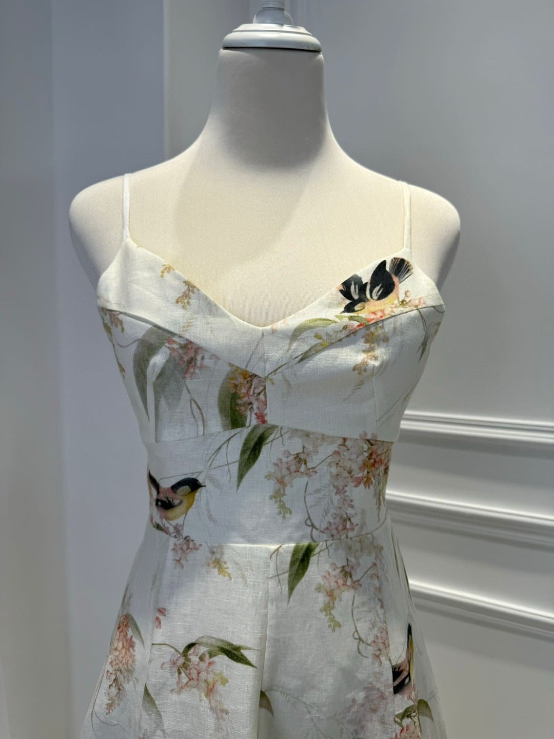 VÁY ZIMMERMANN HAI DÂY BIRDS AND FLOWERS High Classy