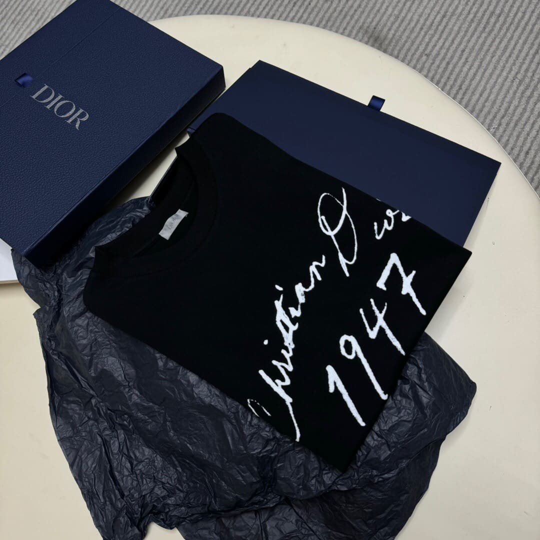 ÁO DIOR T SHIRT MÀU ĐEN UNISEX