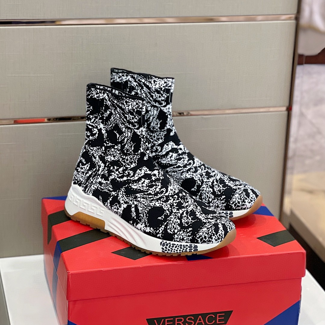 GIÀY VERSACE RUNNER HIGH TOP SNEAKER SHOES AAA