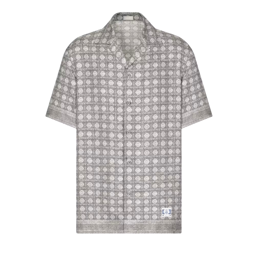 ÁO DIOR SHIRT SILK GREY