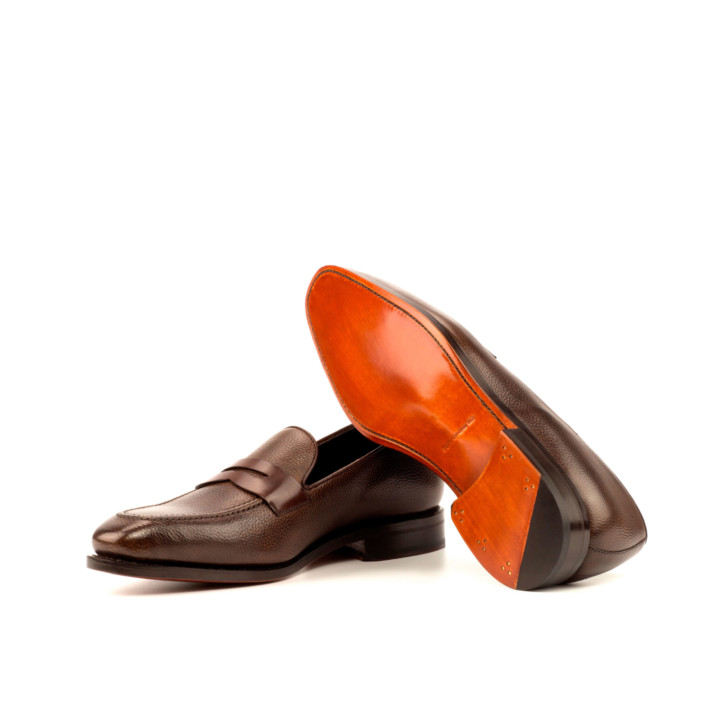 HENDERSON SHOES PERSONALIZATION BALDINI Brown Slip-On HANDCRAFTED SHOES