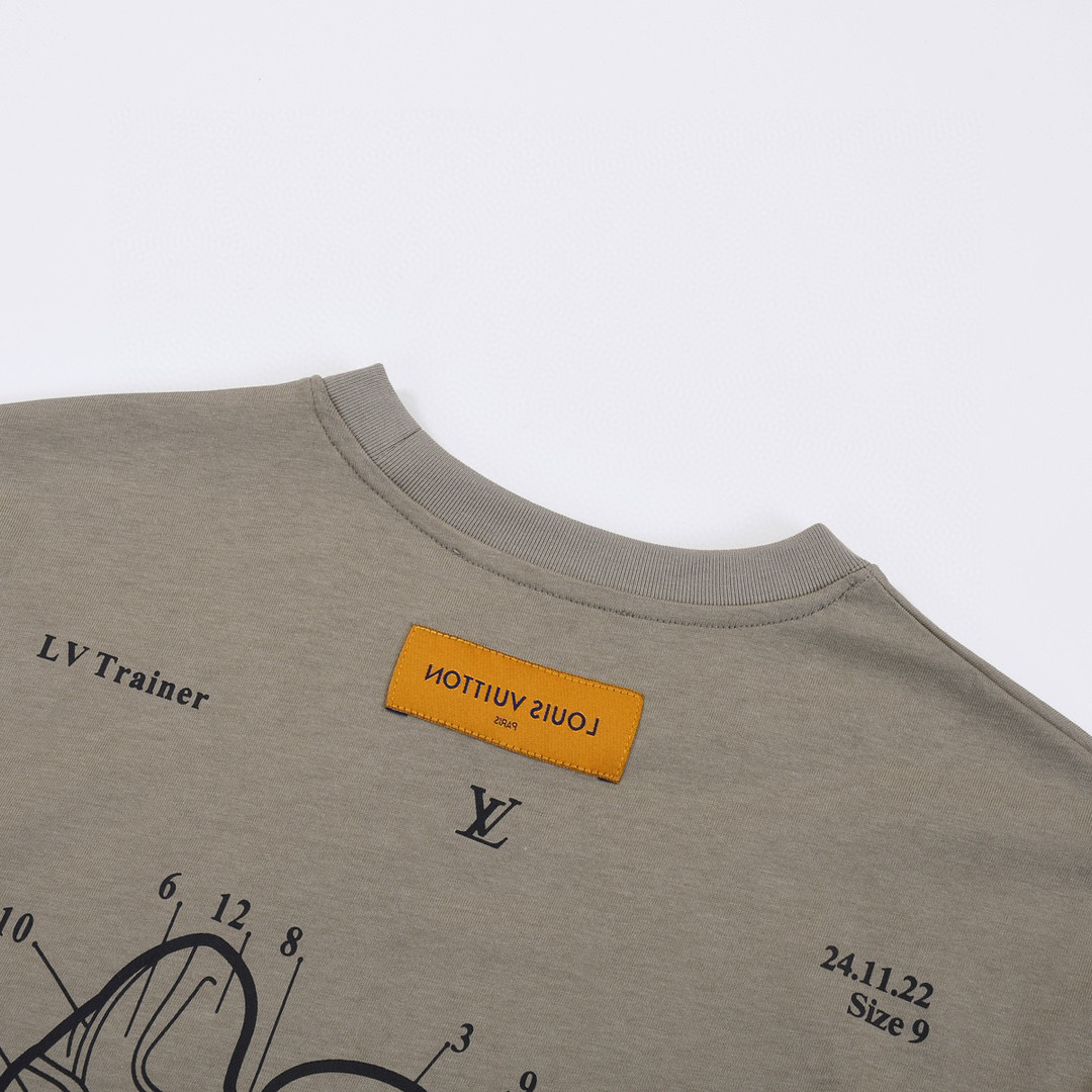 ÁO LOUIS VUITTON print cotton jersey T-shirt