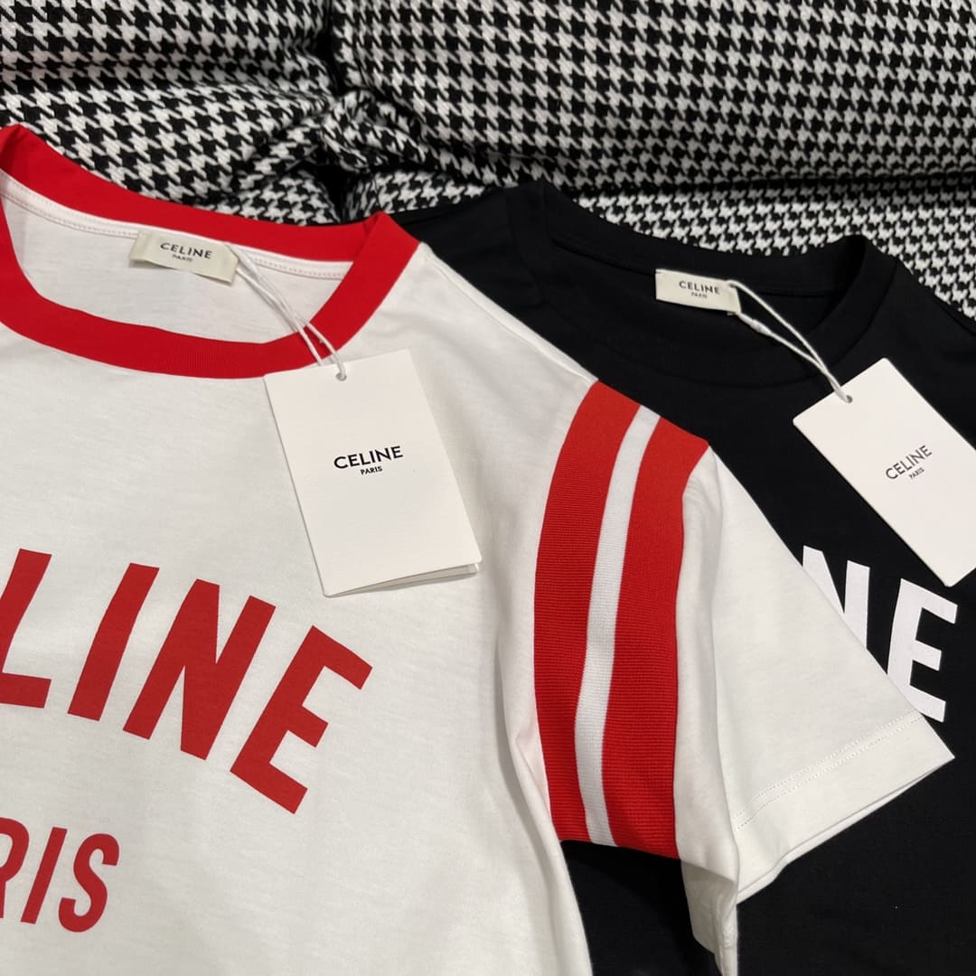 ÁO CELINE PARIS LOGO T SHIRT