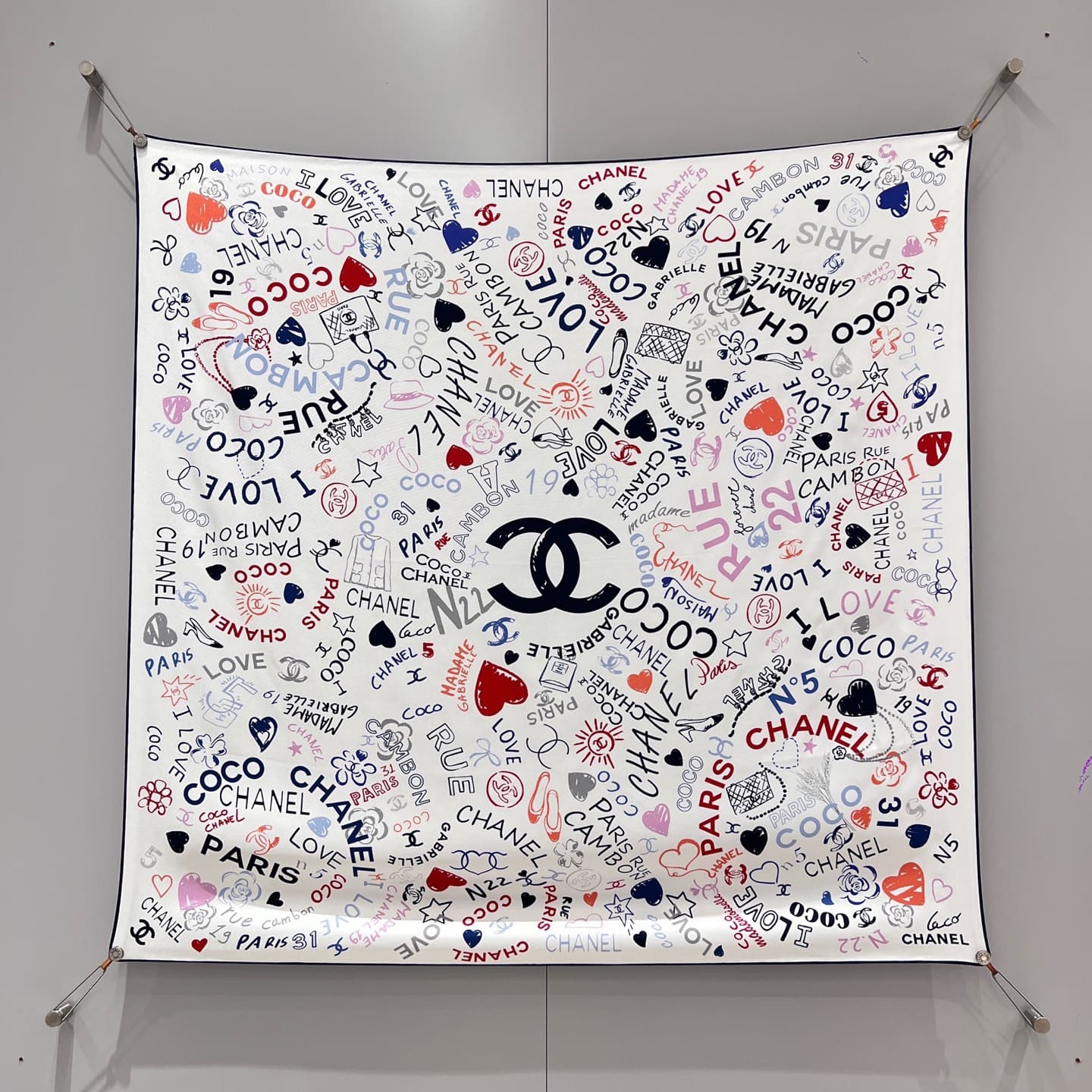KHĂN CHANEL TOP QUALITY AAA SILK