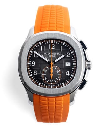 Đồng hồ Patek Philippe Aquanaut Chronograph 5968G mặt số màu đen