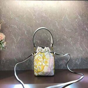 TÚI Fendi Women Mon Tresor Fendace Fendace Printed Pink Silk Mini Bag