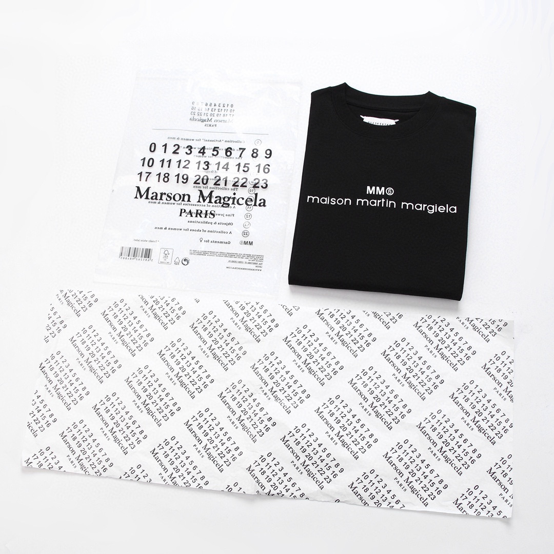 ÁO Maison Margiela print cotton jersey T-shirt