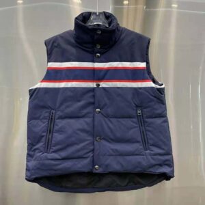 ÁO Dior Women Dioralps Sleeveless Down Jacket-Blue