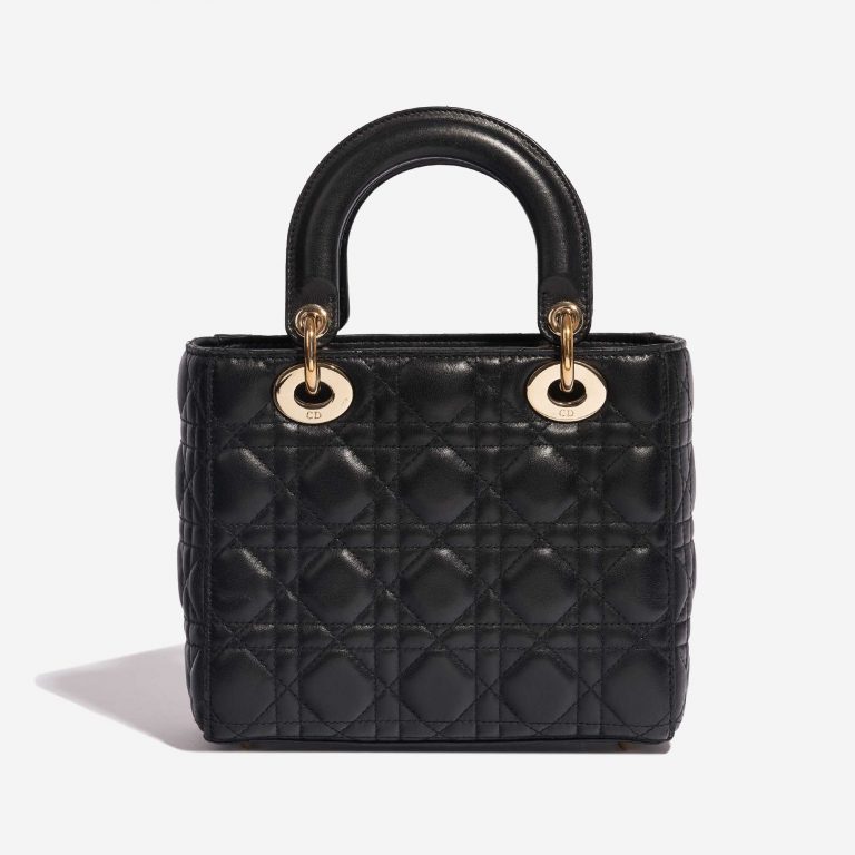 TÚI DIOR Lady Small Lamb Black