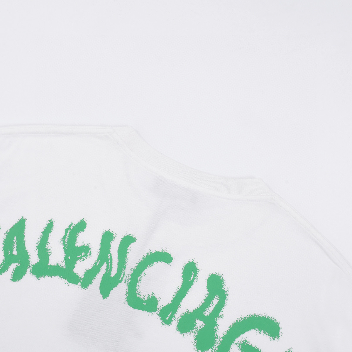 ÁO BALENCIAGA print cotton jersey T-shirt