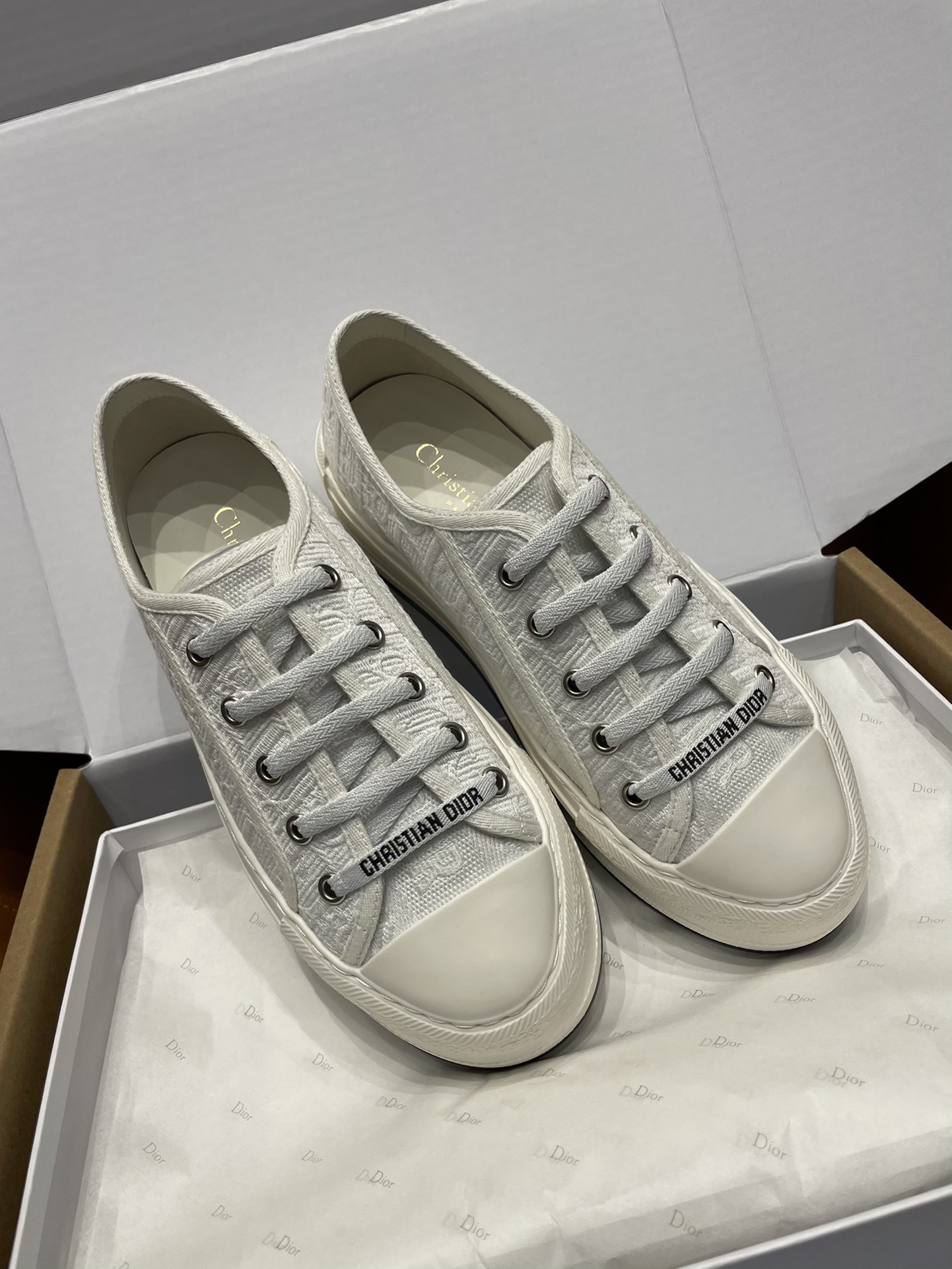 GIÀY Christian Dior Walk'N 23 Oblique White