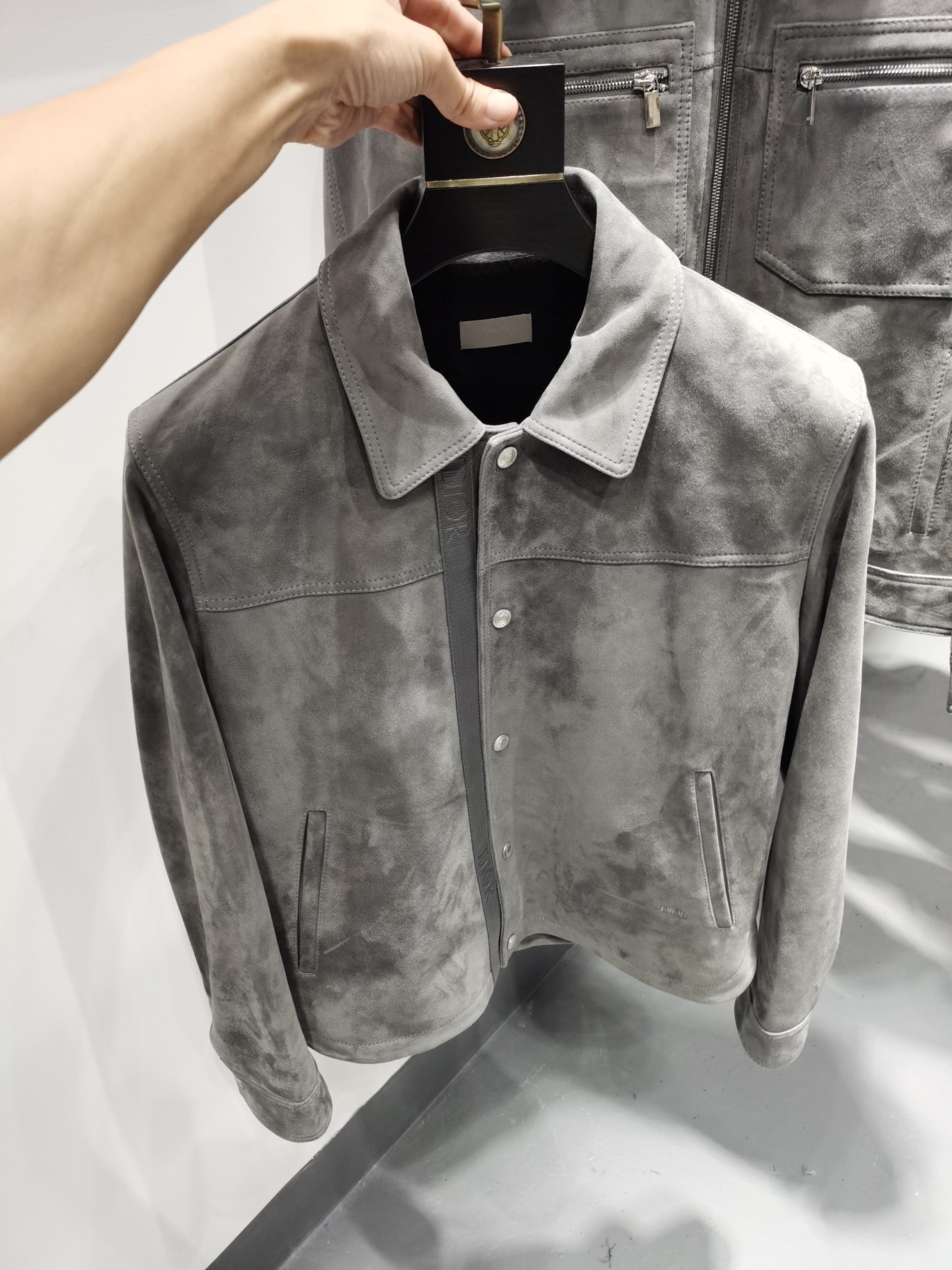 ÁO CHRISTIAN DIOR SUEDE LEATHER JACKET