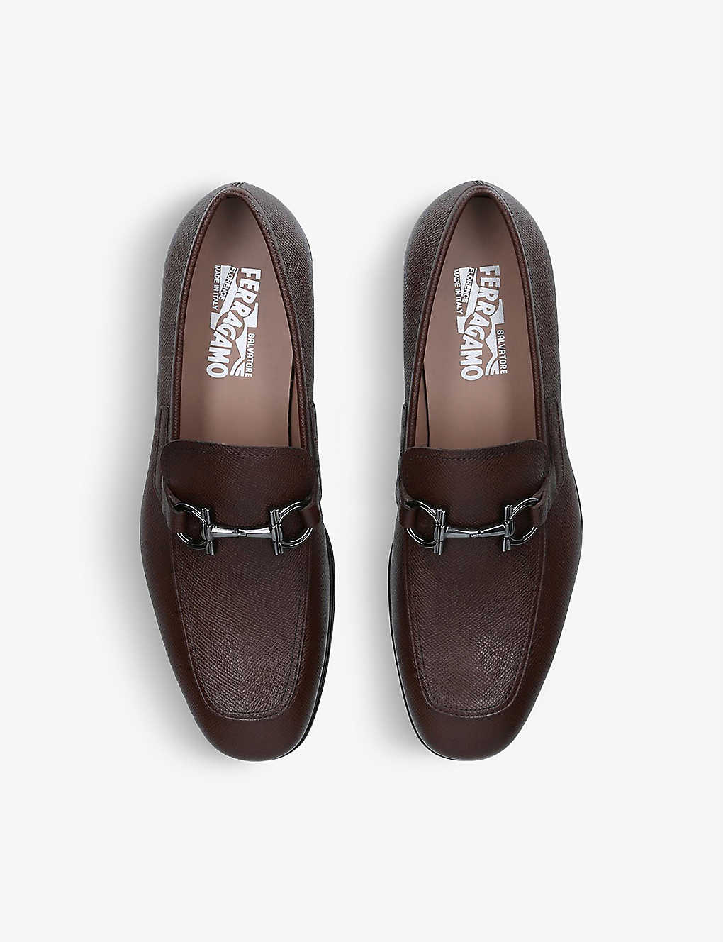 GIÀY SALVATORE FERRAGAMO Grandioso leather loafers