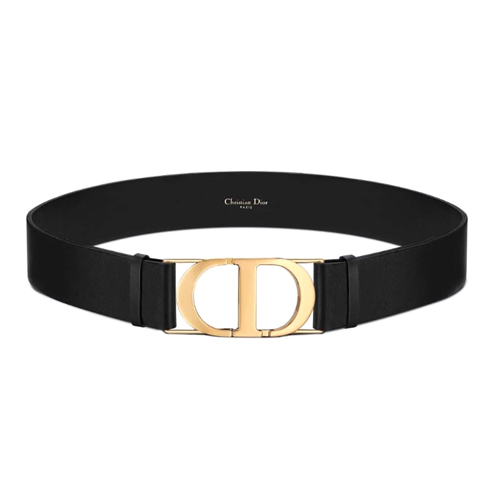 DÂY LƯNG Dior 30 Belt Black Smooth Calfskin 40 MM