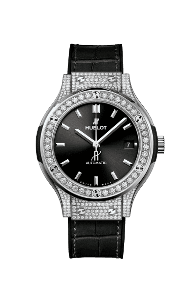 ĐỒNG HỒ HUBLOT CLASSIC FUSION TITANIUM PAVÉ 38MM