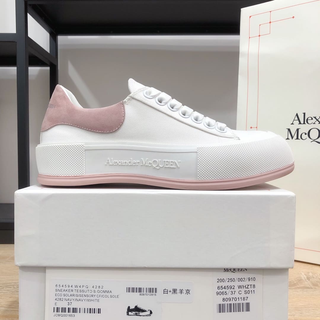 GIÀY ALEXANDER MCQUEEN SNEAKERS SHOES AAA UNISEX NAM VÀ NỮ DA BÊ HẢO HẠNG
