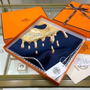 KHĂN Hermes Women Peinture Fraiche Scarf 45 in Silk Twill with Hand-Rolled Edges