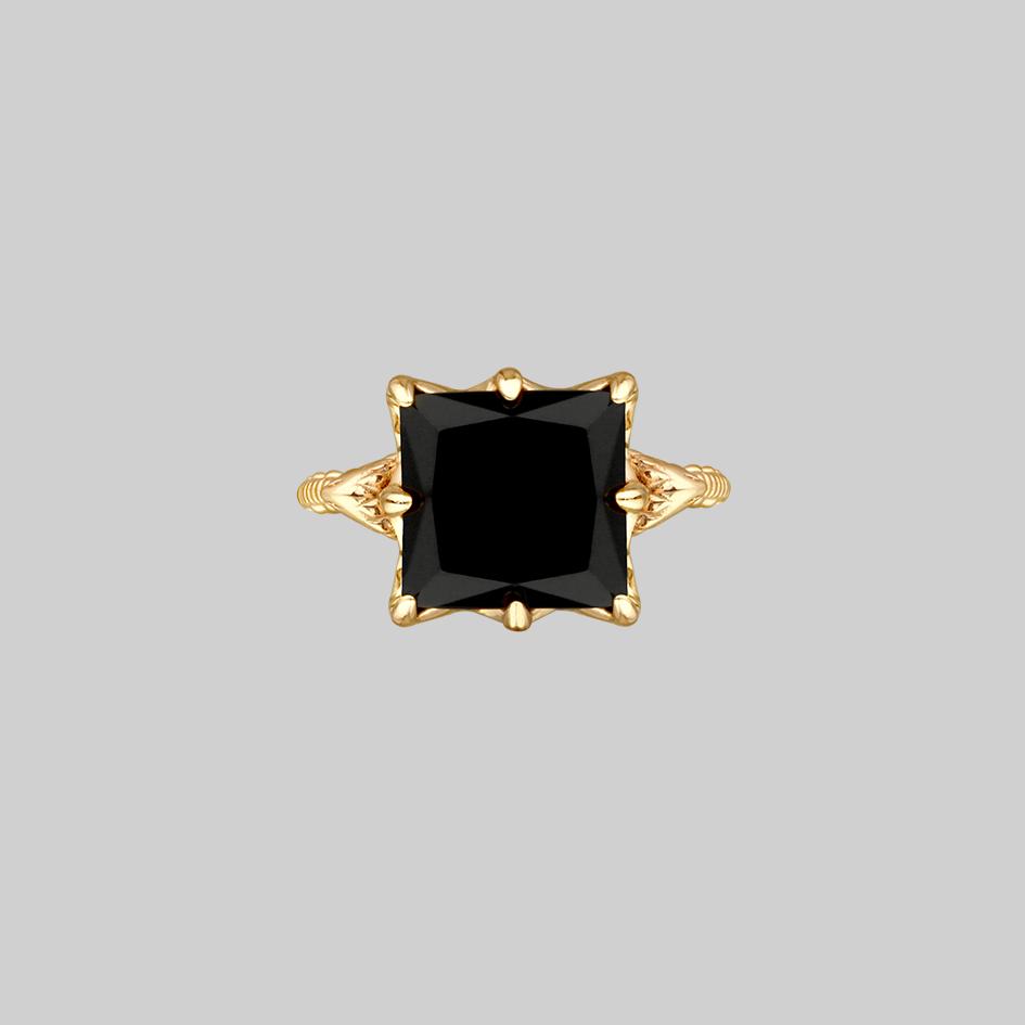 Double Snake Serpenti black gems Ring Gold ring gold 14K