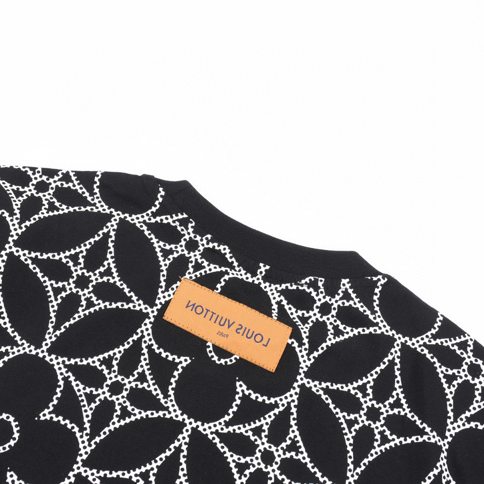 ÁO LOUIS VUITTON print cotton jersey T-shirt