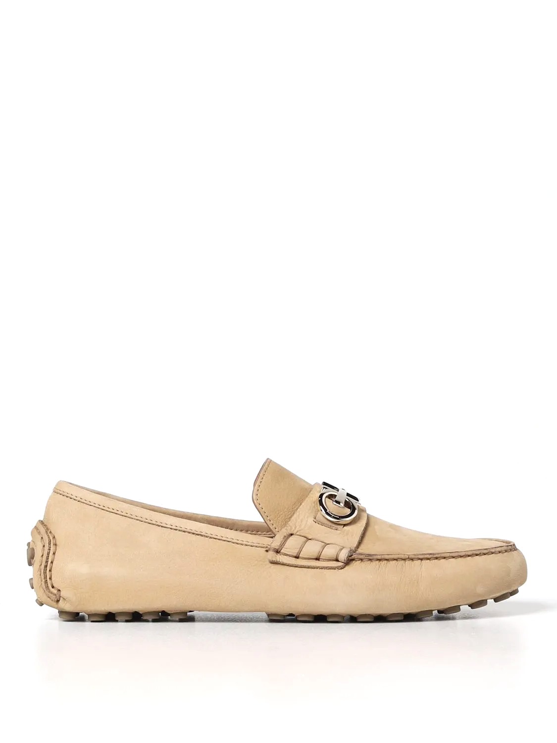 GIÀY SALVATORE FERRAGAMO Cream Loafers