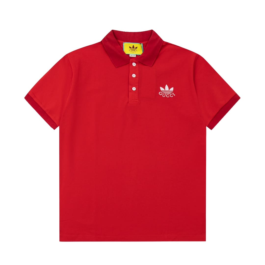 ÁO GUCCI X ADIDAS POLO SHIRT RED