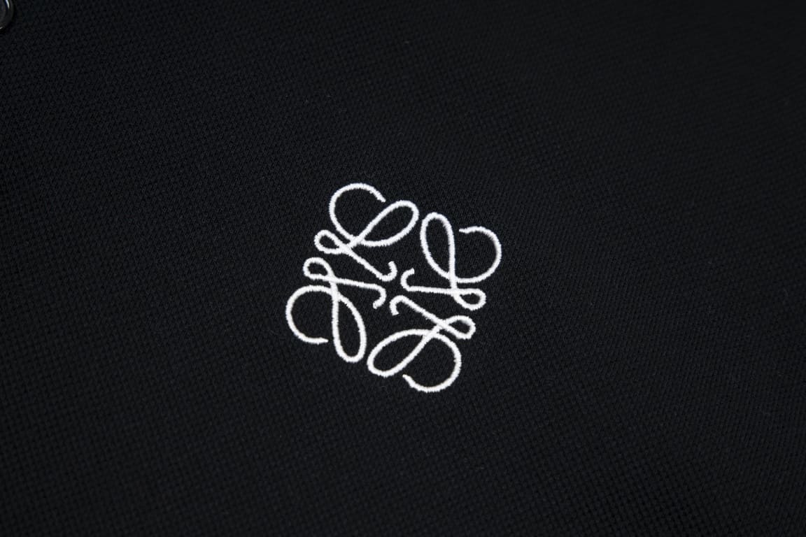 ÁO LOEWE POLO SHIRT MÀU ĐEN UNISEX