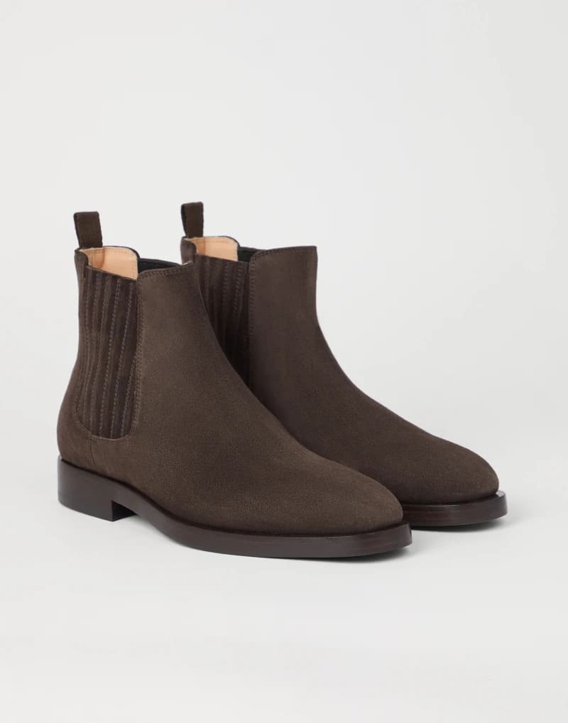 GIÀY BRUNELLO CUCINELLI CHELSEA BOOTS SHOES AAA DA LỘN