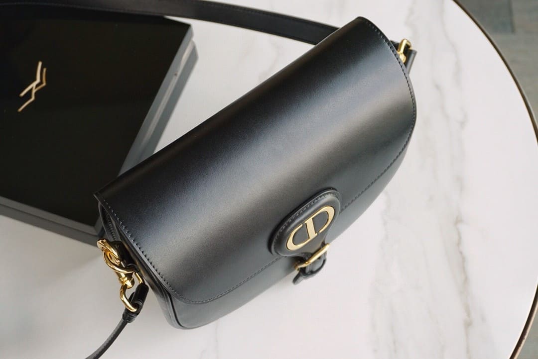 Túi Dior Bobby Women Dior Bag Black Calfskin 18cm