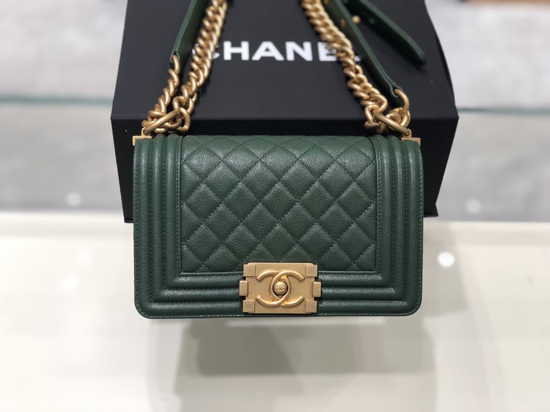TÚI CHANEL LEBOY CAVIAR BLACK DA HAAS 20