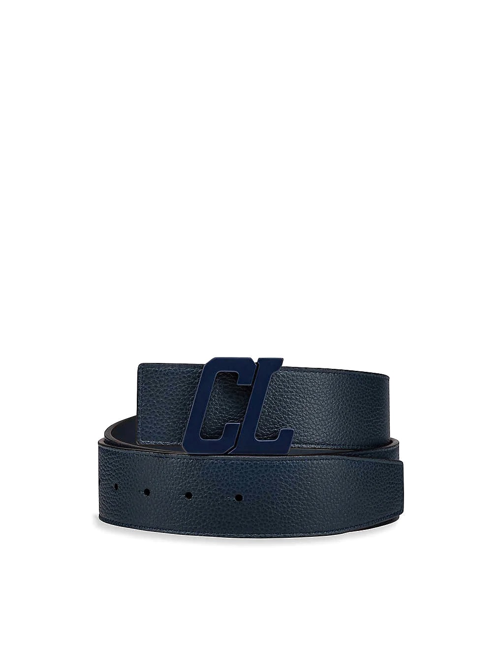 DÂY LƯNG CHRISTIAN LOUBOUTIN Happyrui logo-buckle leather belt