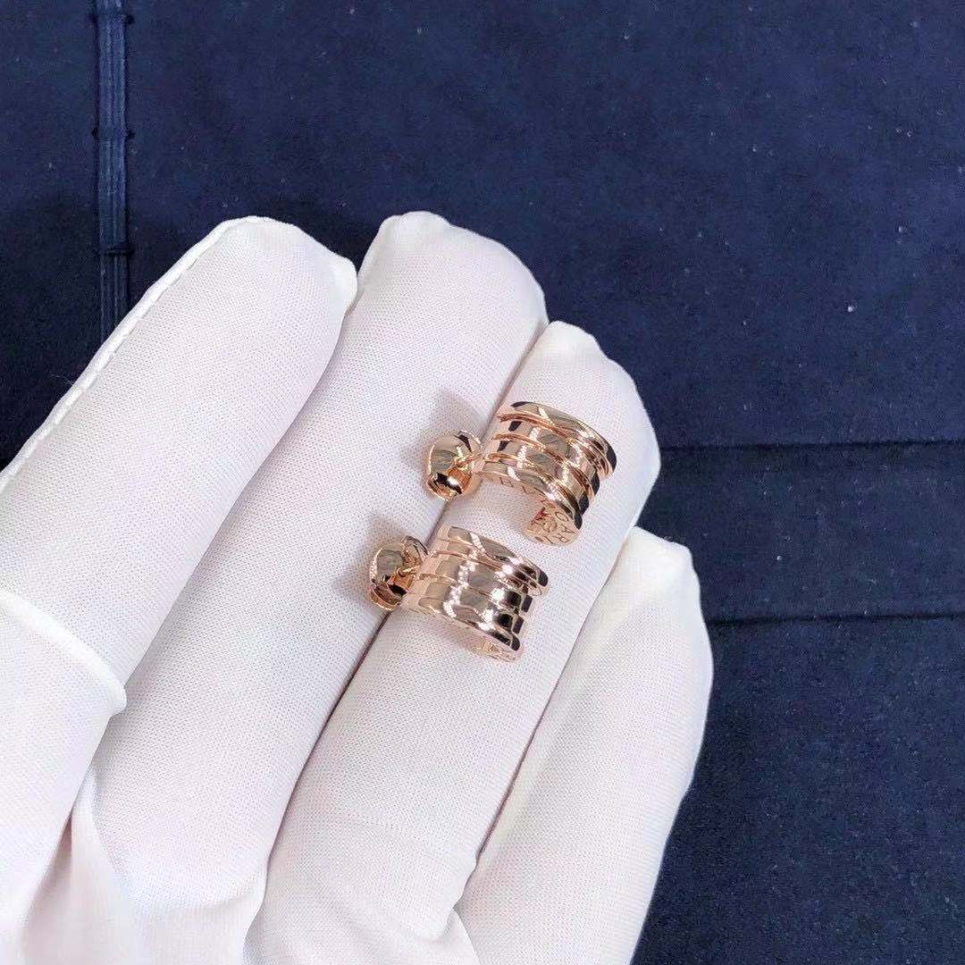 HOA TAI VÀNG HỒNG BVLGARI B.zero1 Single Lobe Earring in 18K Rose Gold