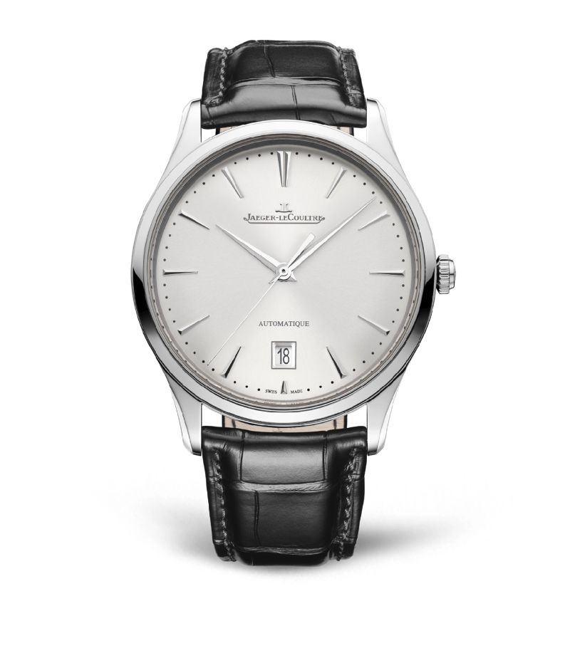 Đồng hồ Jaeger-LeCoultre Stainless Steel Master Ultra Thin Date mặt số màu bạc