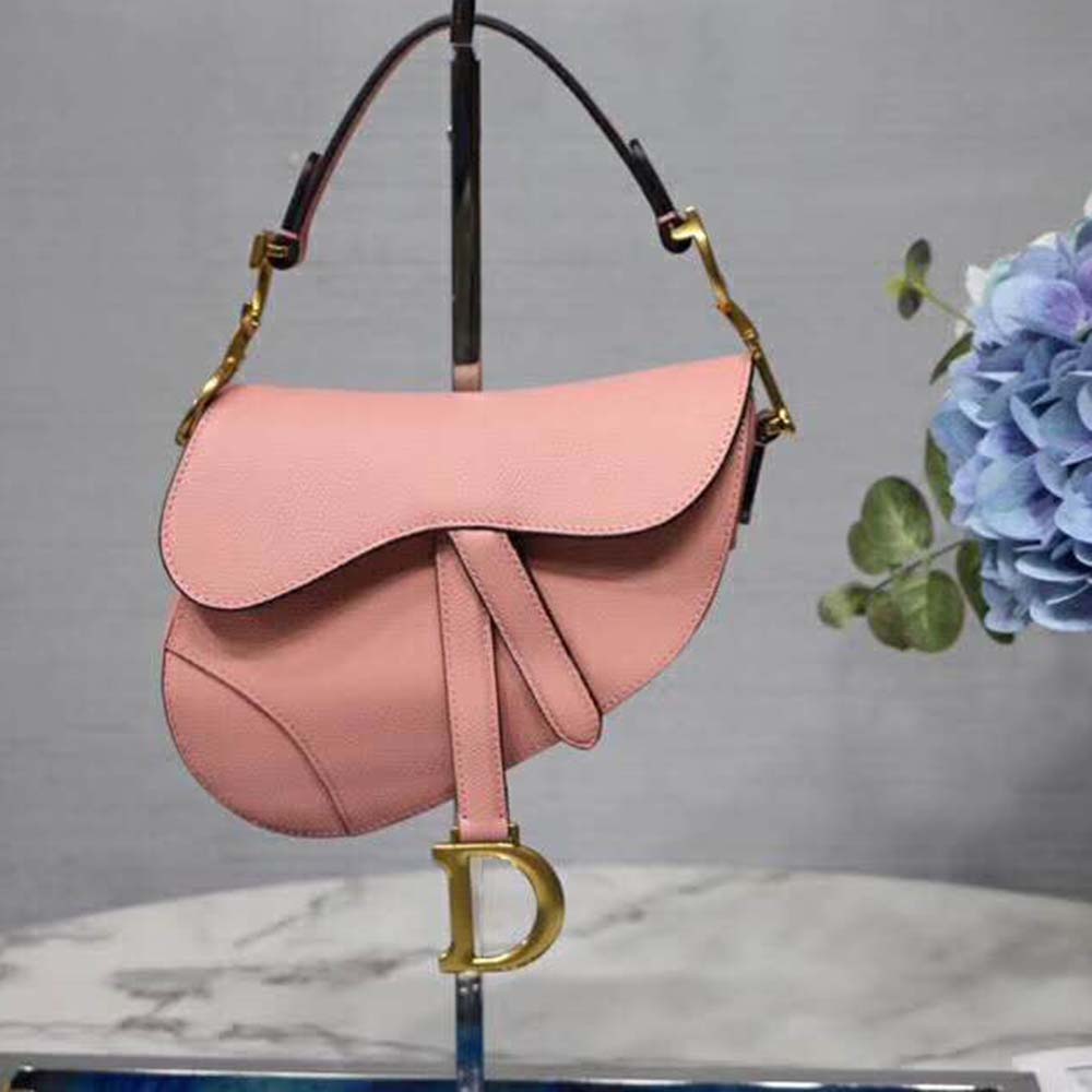 Christian Dior Pink Saddle Bag  8 For Sale on 1stDibs  saddle dior pink pink  dior saddle bag dior saddle pink