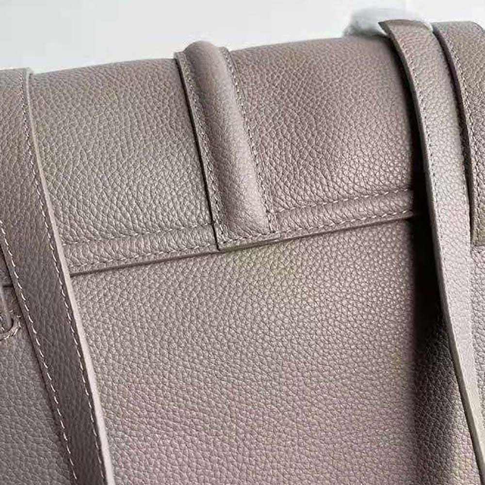 TÚI Celine Women Medium Soft 16 Bag in Supple Grained Calfskin-Gray