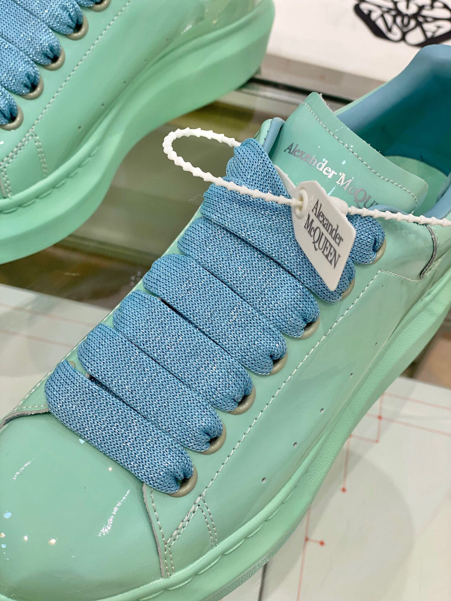 GIÀY ALEXANDER MCQUEEN SNEAKERS SHOES AAA UNISEX NAM VÀ NỮ DA BÊ HẢO HẠNG