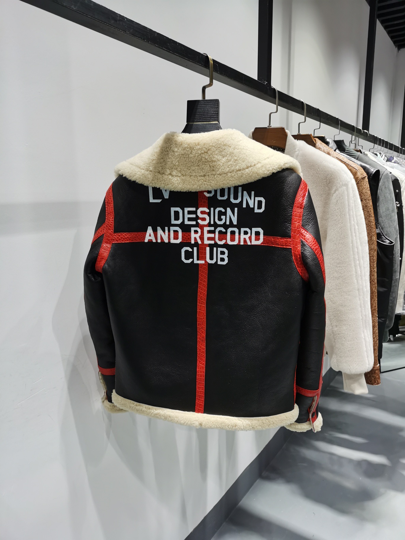 ÁO LOUIS VUITTON LEATHER JACKET LÓT LÔNG
